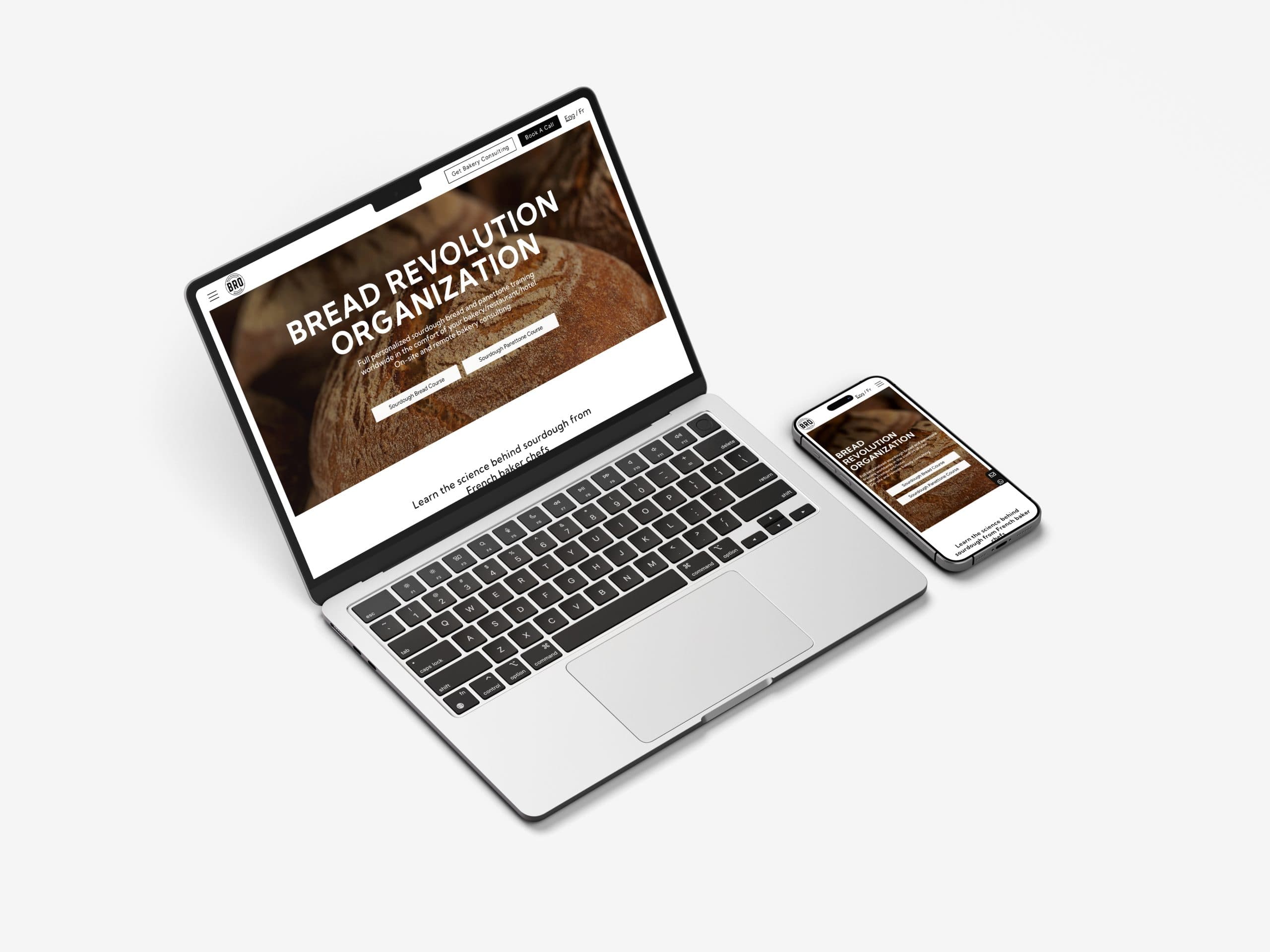 BRO, Bread Revolution Organization website built by WebAnts London web design agency
