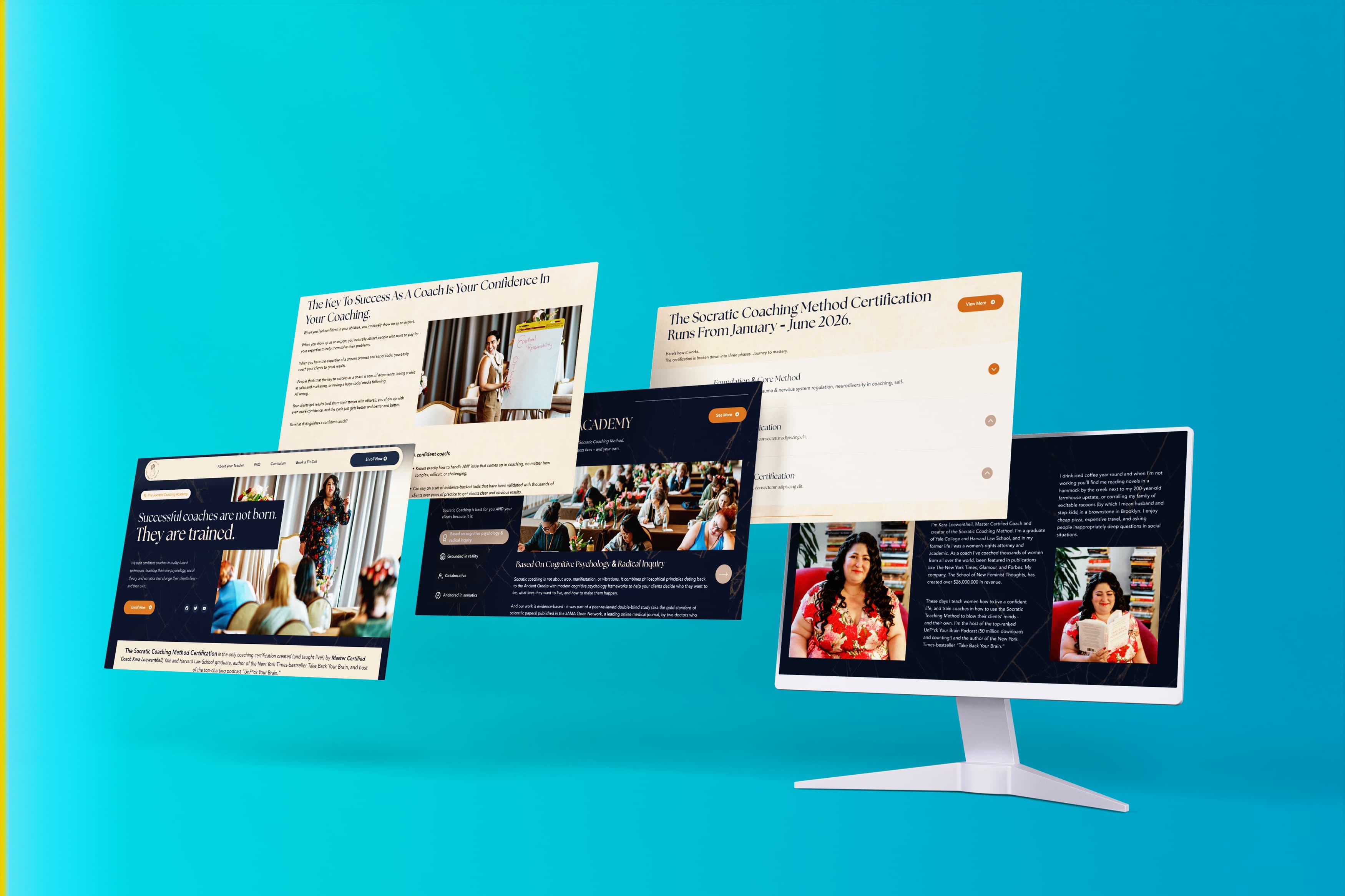 The Socratic Coaching Academy website built by WebAnts London web design agency